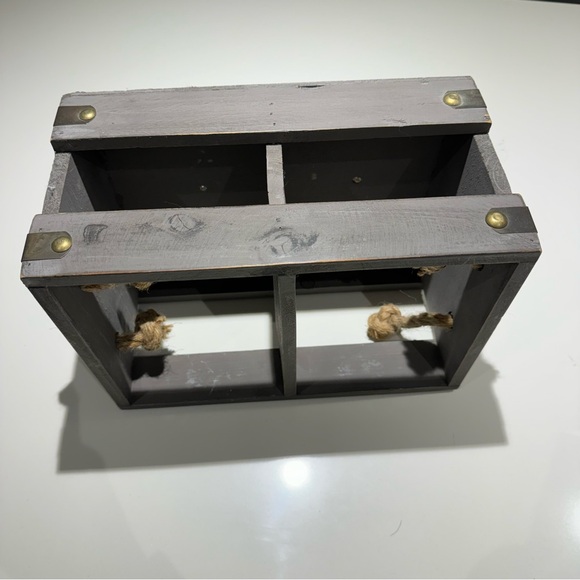 ๐๏ธ4 for 20$ / Rustic Wood Box / Grey - Picture 2 of 14